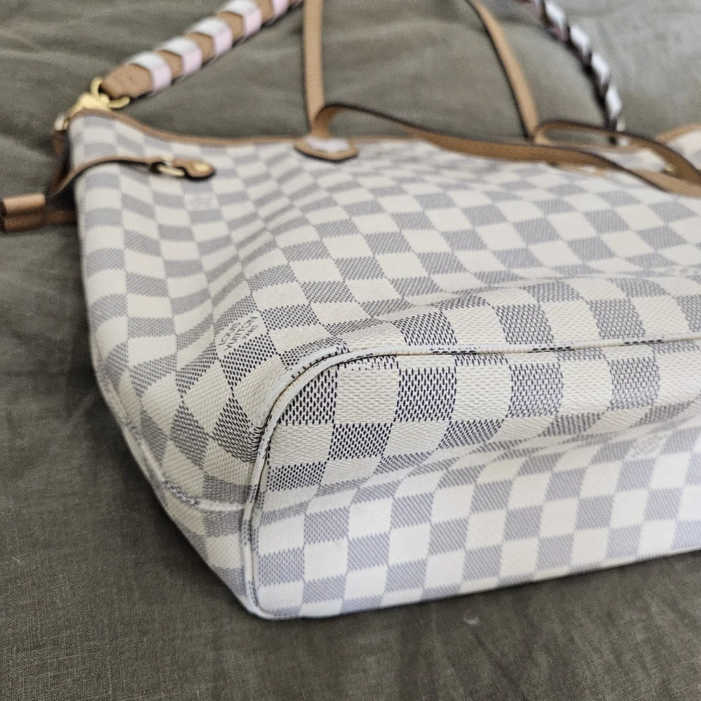 Damier Azur Braided Neverfull MM - Picture 13 of 13